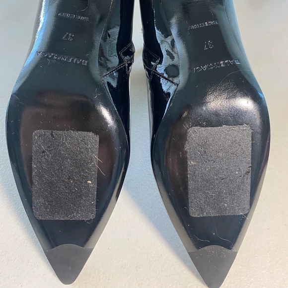 Balenciaga Patent Leather Pointed Toe Bootie - Picture 11 of 14